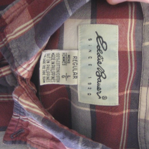 EDDIE BAUER mens long sleeve button up shi… - Picture 5 of 5